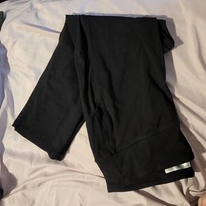 Forever21 Women Large Capri Active Leggings Side Mesh Panels Back Stitch